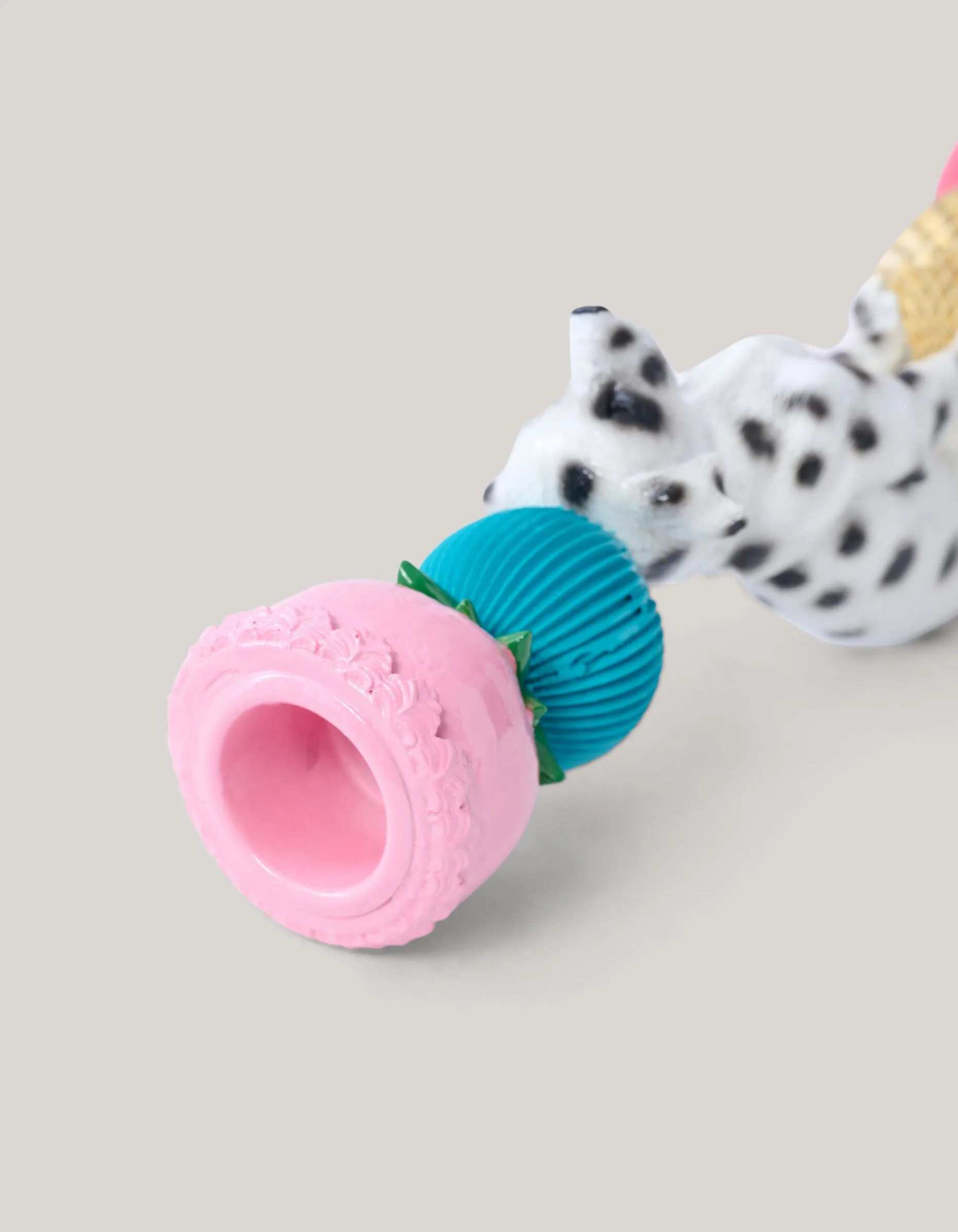 Hond Kandelaar Zwart/Wit By Fred