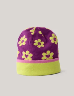 Jacquard Beanie Donkerpaars