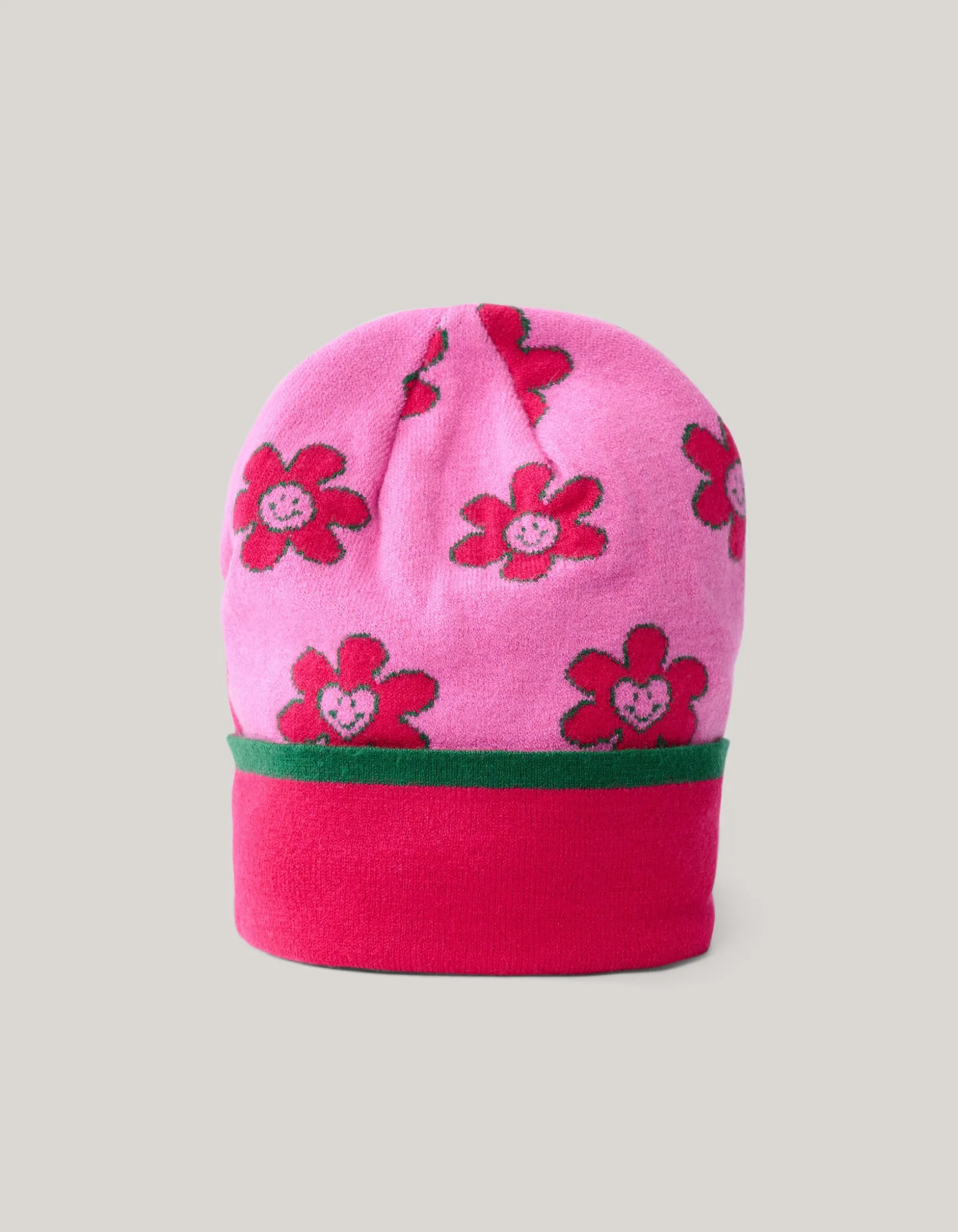 Jacquard Beanie Roze