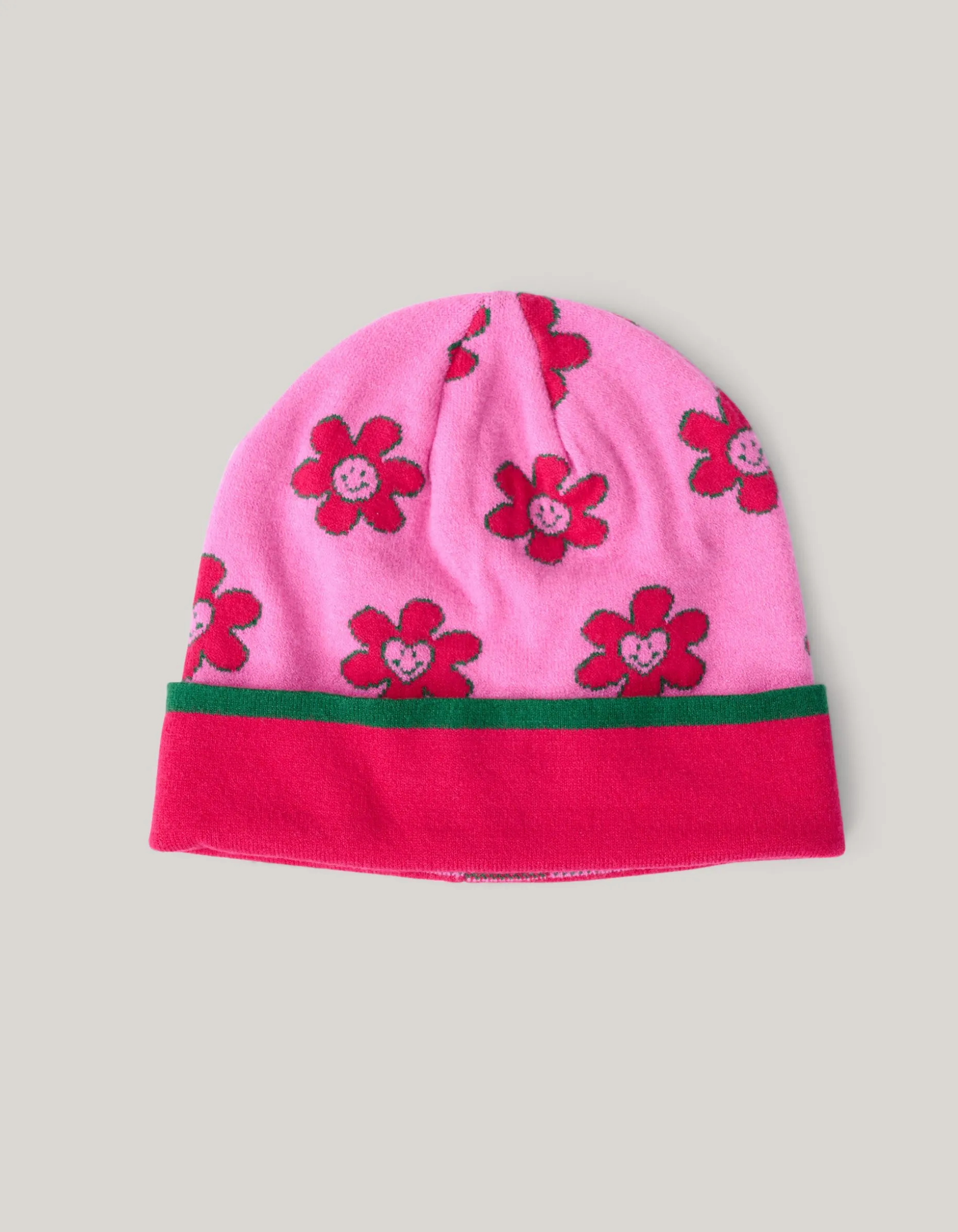 Jacquard Beanie Roze