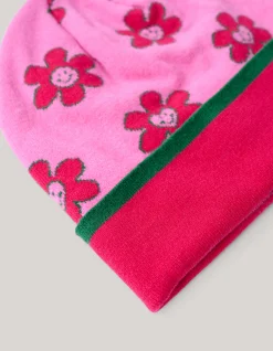 Jacquard Beanie Roze