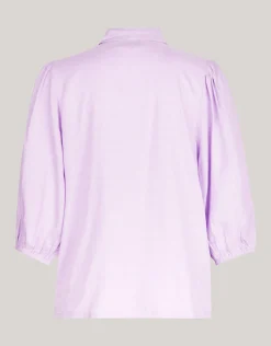 Jacquard Blouse Lichtpaars