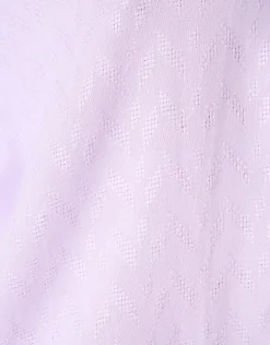 Jacquard Blouse Lichtpaars