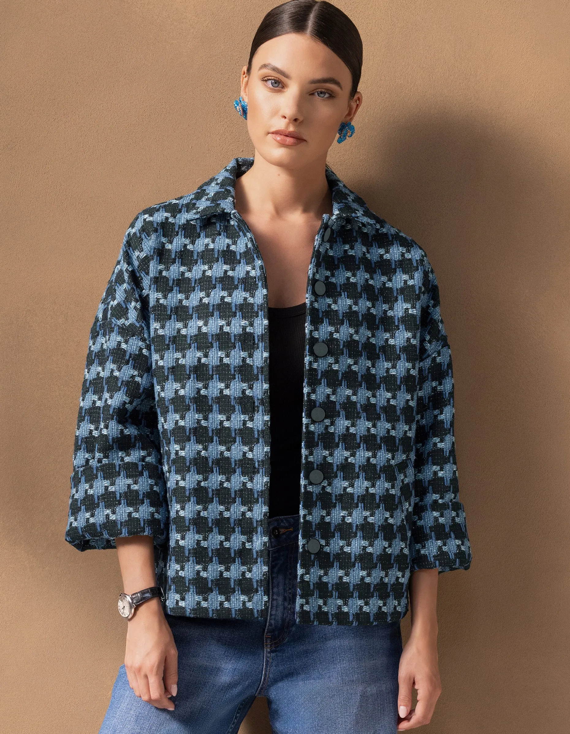 Jacquard Jack Blauw By Mieke