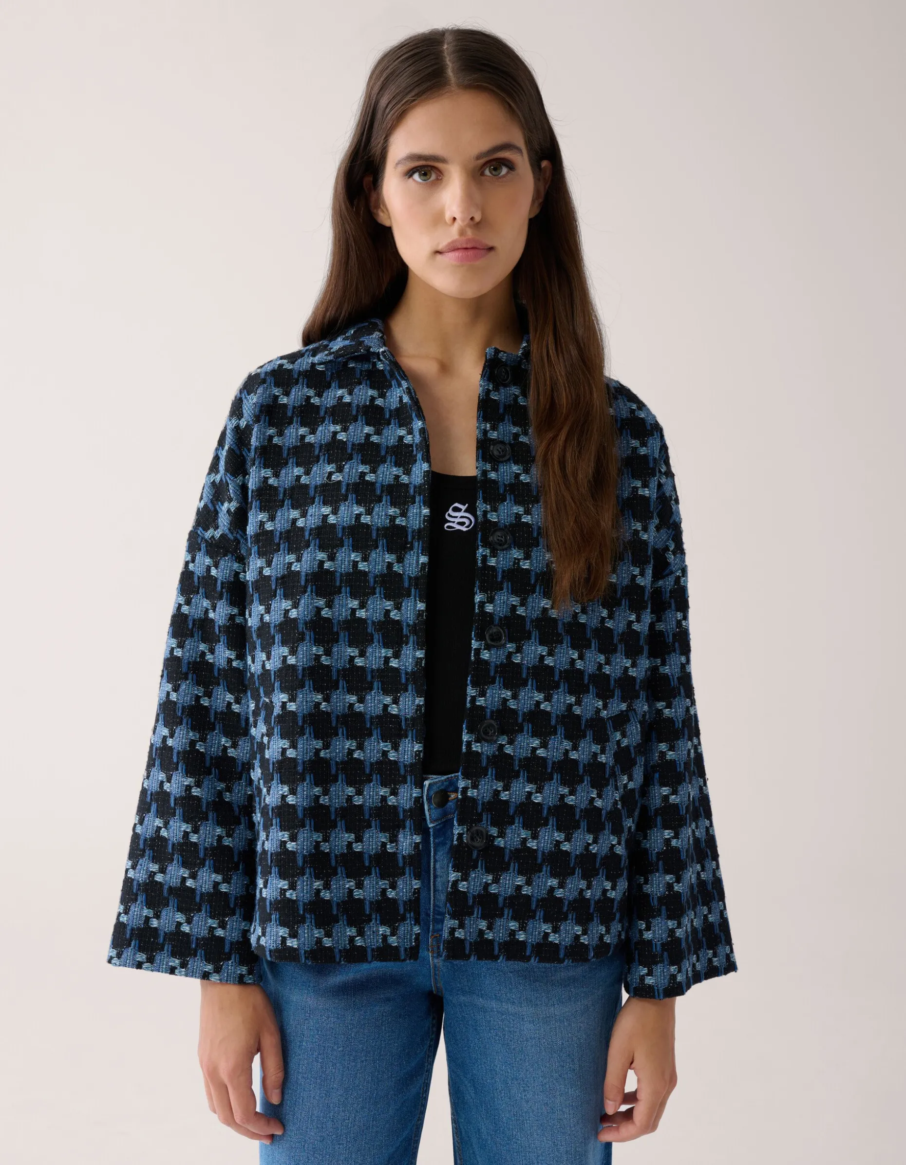 Jacquard Jack Blauw By Mieke