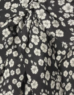 Jacquard Mini Rok Zwart/Wit