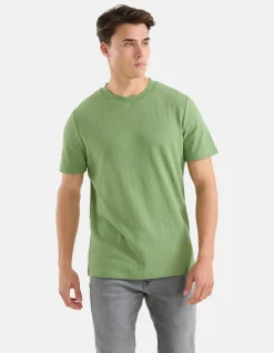 Jacquard T-shirt Groen