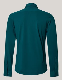 Jersey Overhemd Donkergroen