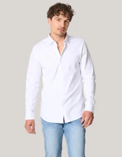 Jersey Overhemd Wit