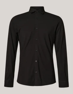 Jersey Overhemd Zwart