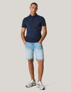 Jersey Polo Donkerblauw