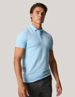 Jersey Polo Lichtblauw