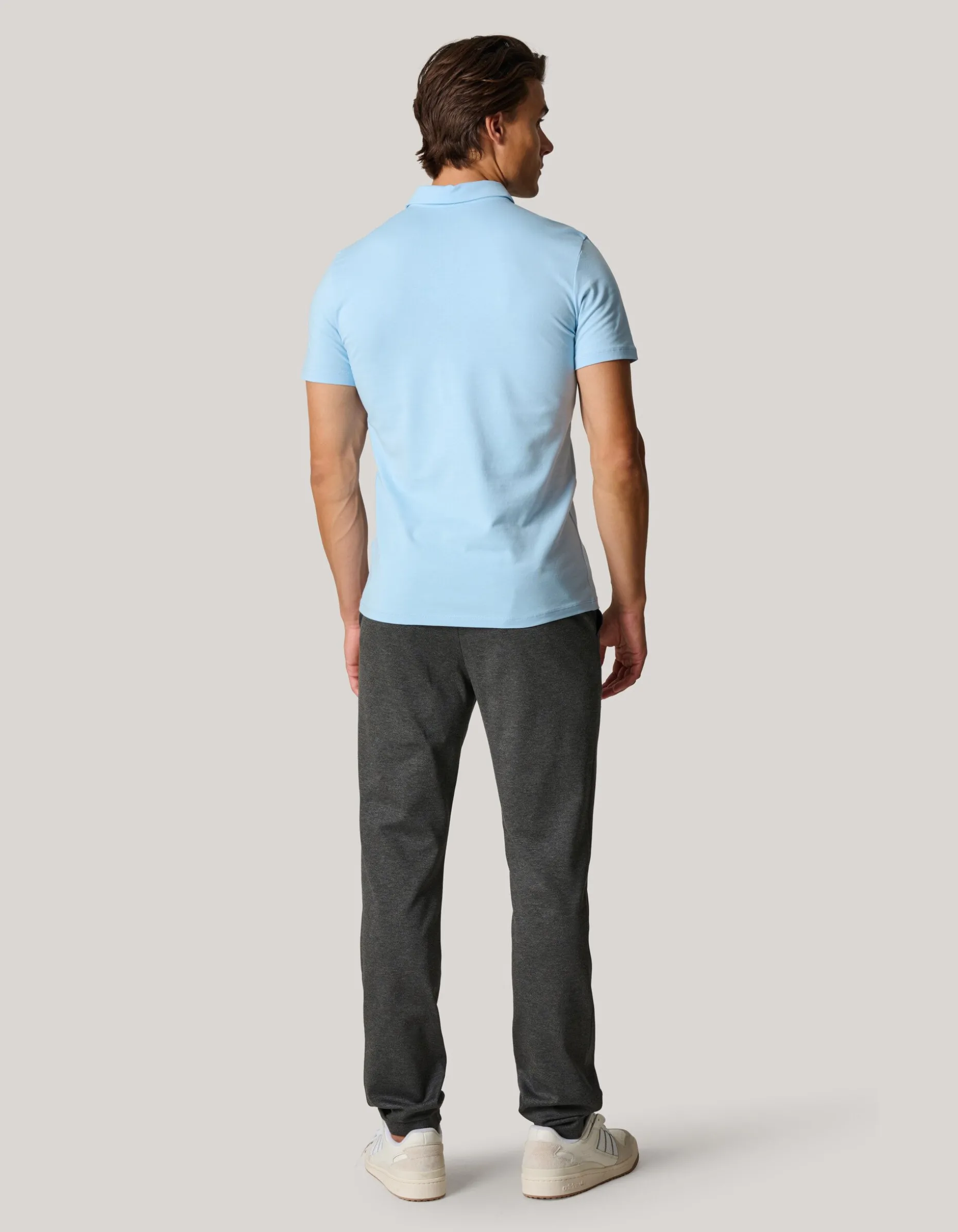 Jersey Polo Lichtblauw