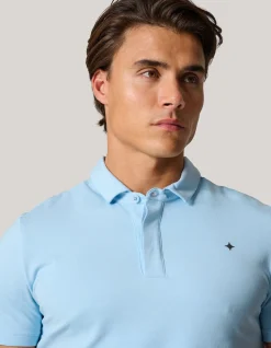 Jersey Polo Lichtblauw