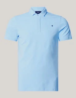 Jersey Polo Lichtblauw