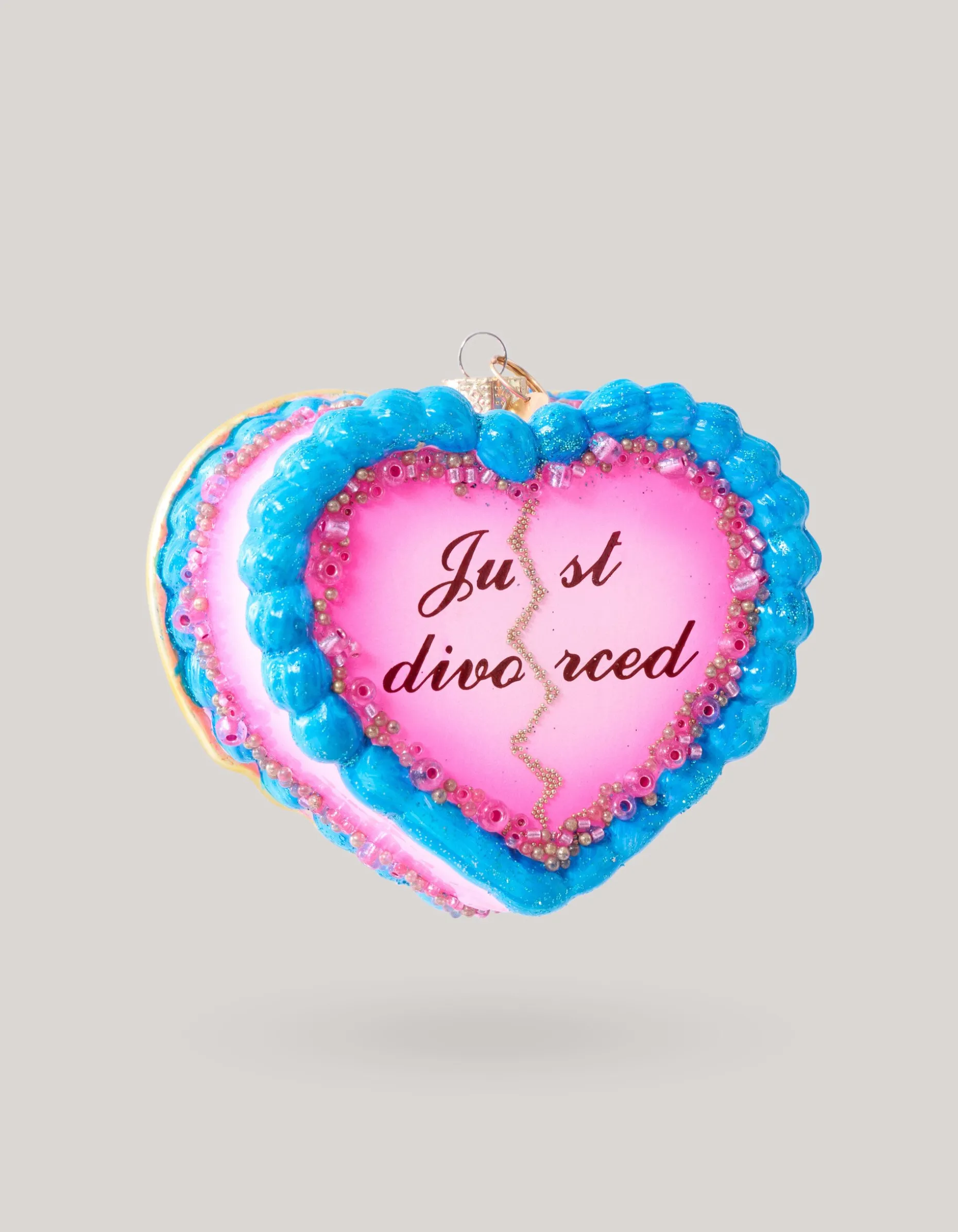 Just Divorced Kerstbal Roze By Fred