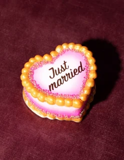 Just Married Kerstbal Roze By Fred