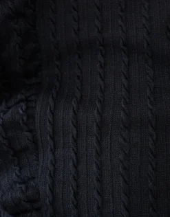 Kabel Ruffle Top Zwart