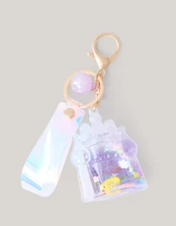 Kasteel Sleutelhanger Paars