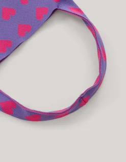 Knitted Tas Paars/Roze