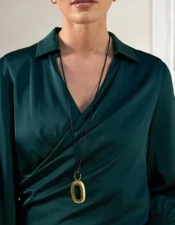 Knot Blouse Groen By Mieke