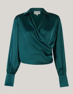 Knot Blouse Groen By Mieke