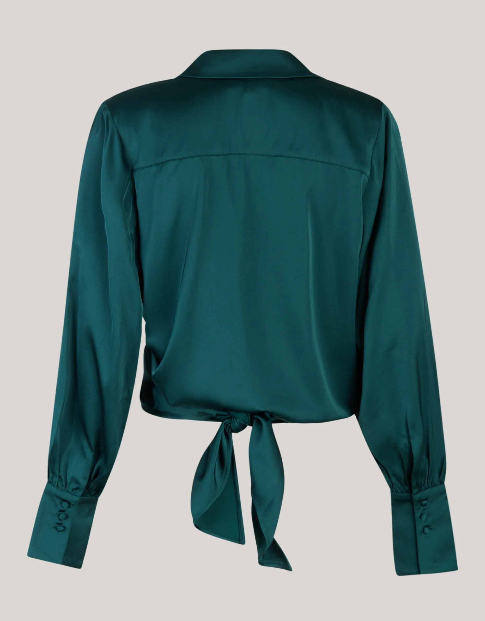 Knot Blouse Groen By Mieke