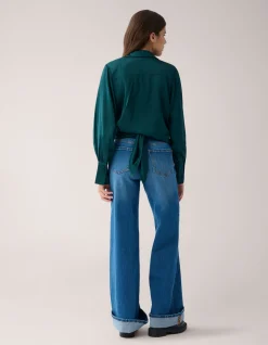 Knot Blouse Groen By Mieke