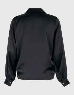 Knot Blouse Zwart