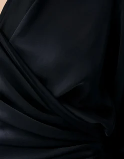 Knot Blouse Zwart