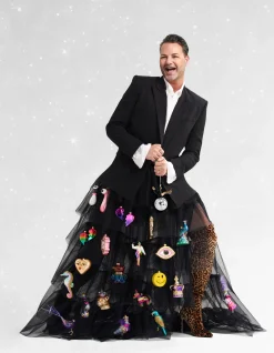 Koninklijke Luipaard Kerstbal By Fred