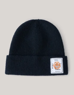 Label Beanie Zwart