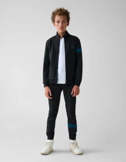 Label Cardigan Zwart