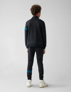 Label Cardigan Zwart