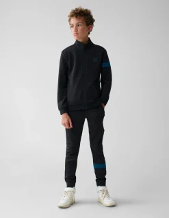 Label Cardigan Zwart