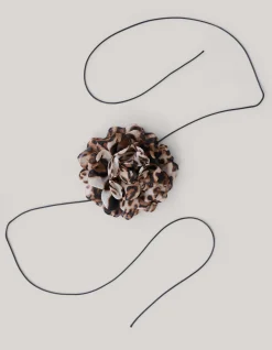 Leopard Corsage Ketting Bruin