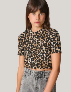 Leopard Crop Top