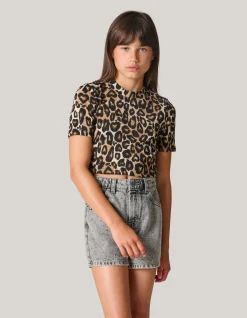 Leopard Crop Top