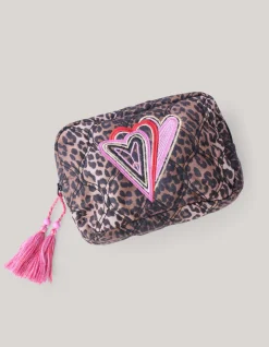 Leopard Make-up Tas Bruin
