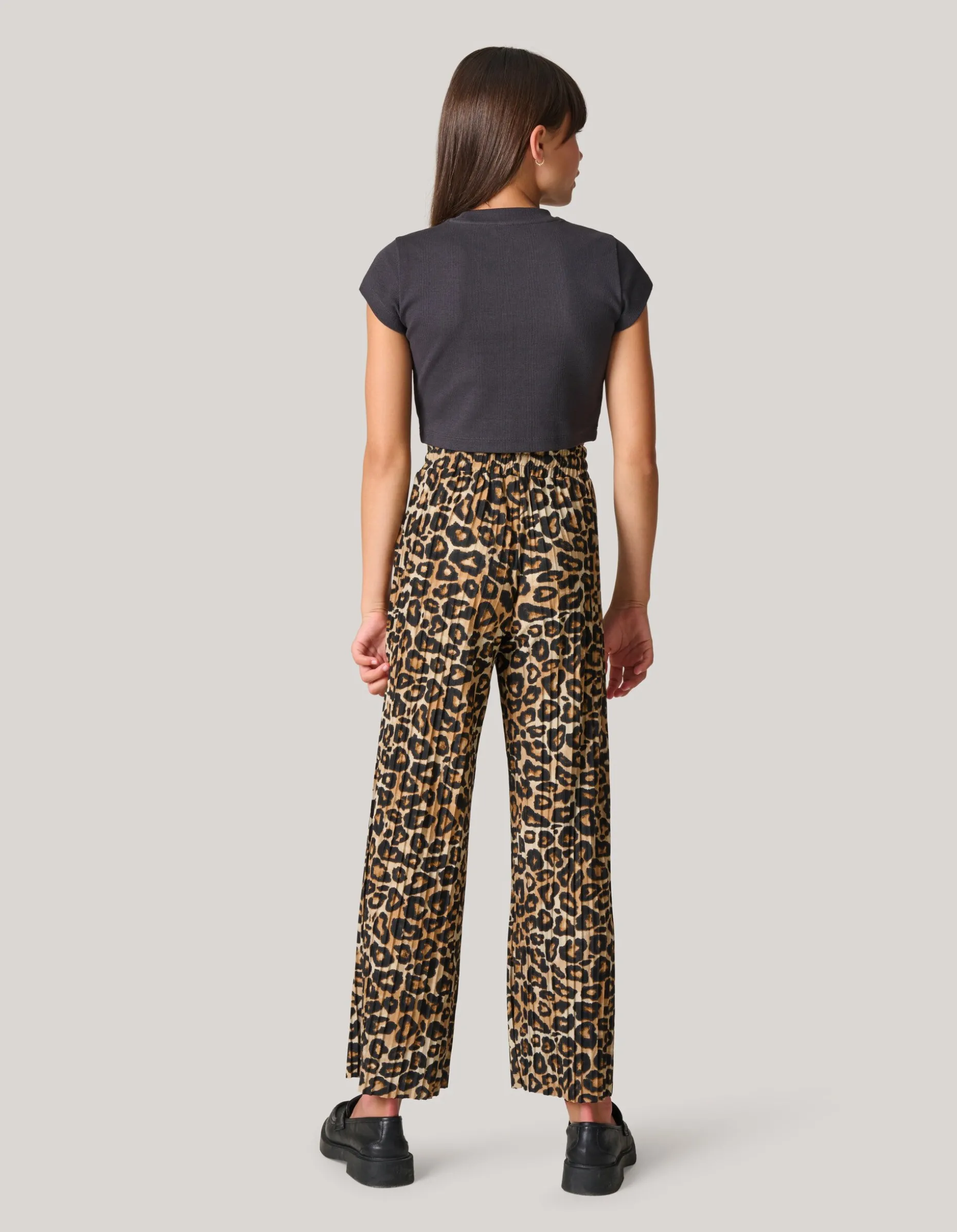 Leopard Plissé Broek