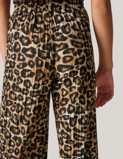 Leopard Plissé Broek