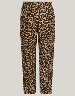 Leopard Plissé Broek