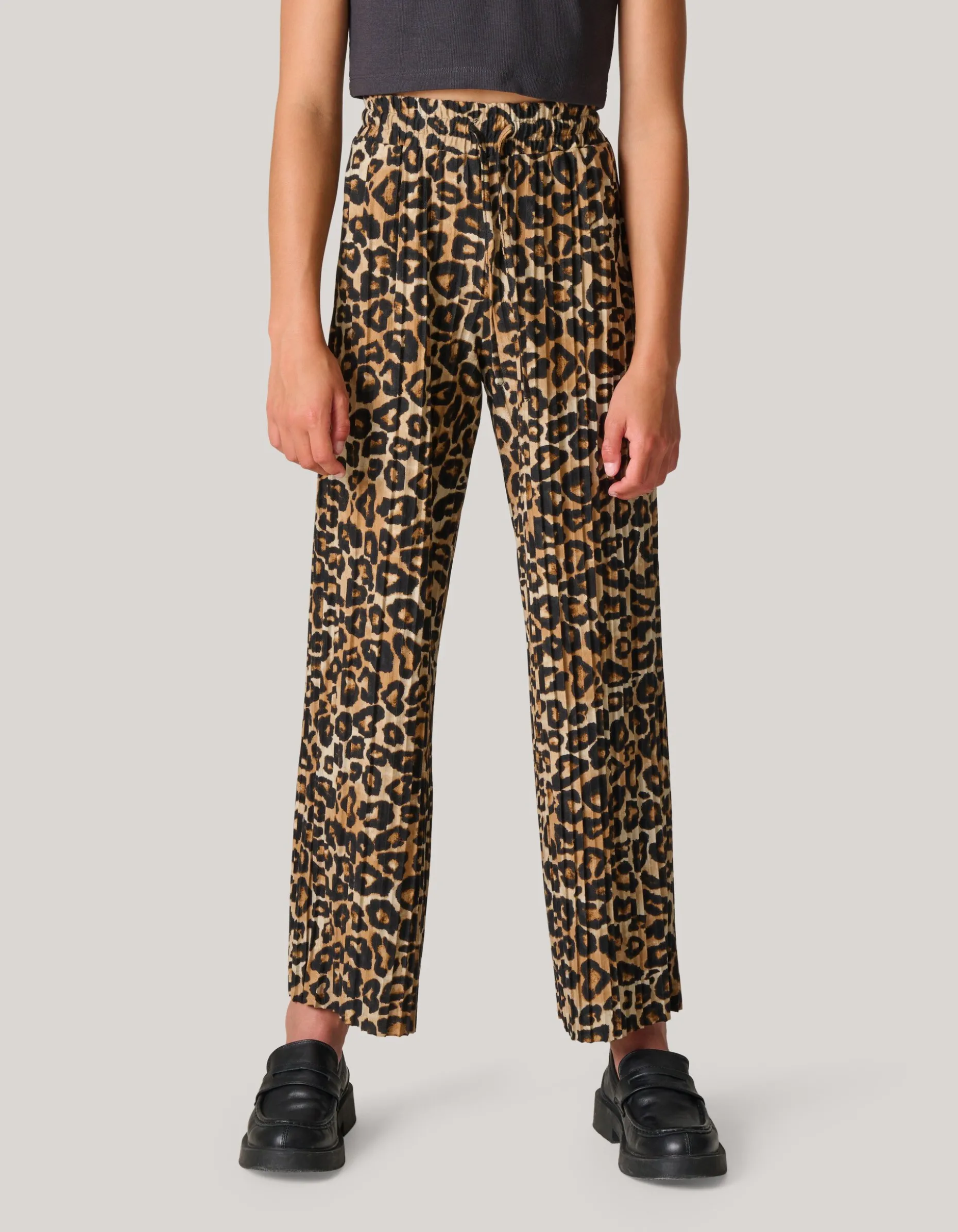Leopard Plissé Broek