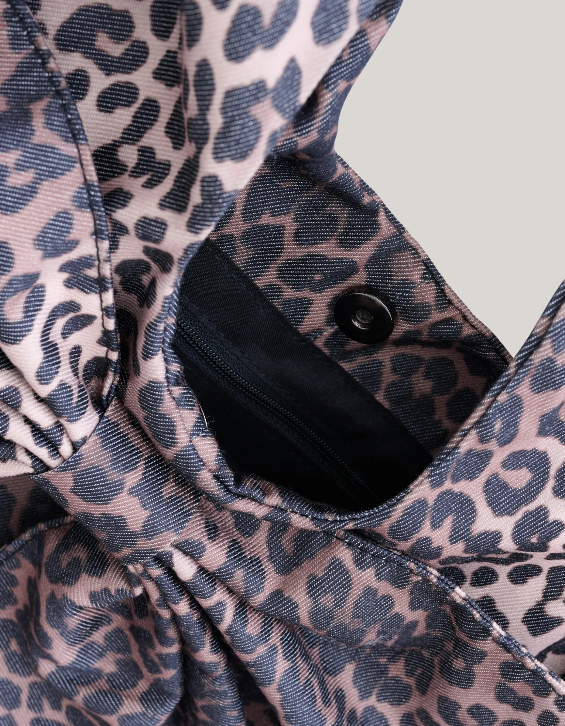 Leopard Strik Tas bruin