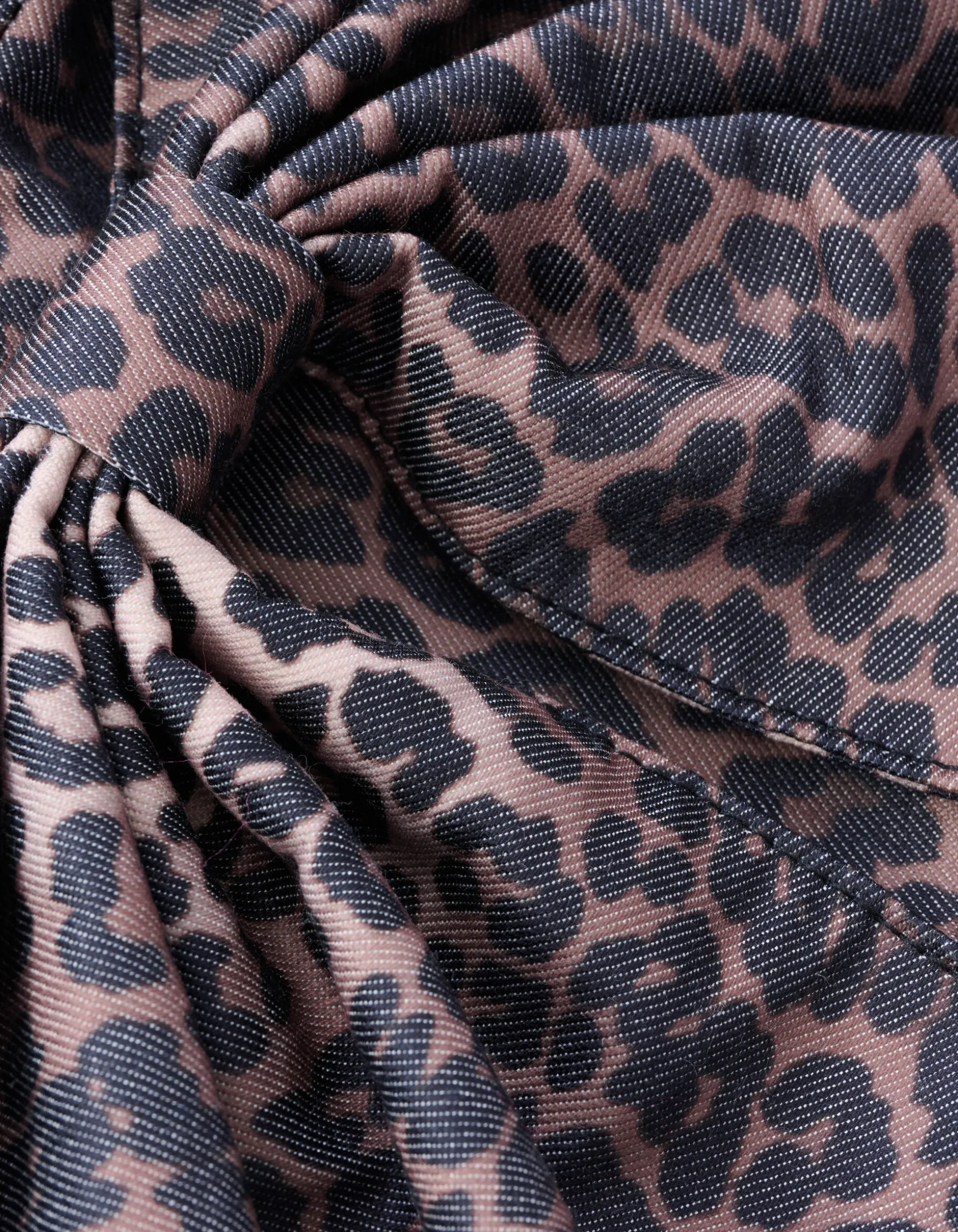 Leopard Strik Tas bruin