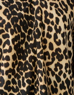 Leopard Tape Blouse Bruin