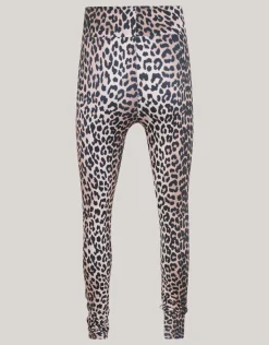 Leopard Travel Legging Bruin