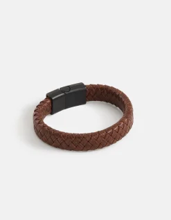 Leren Armband Donkerbruin