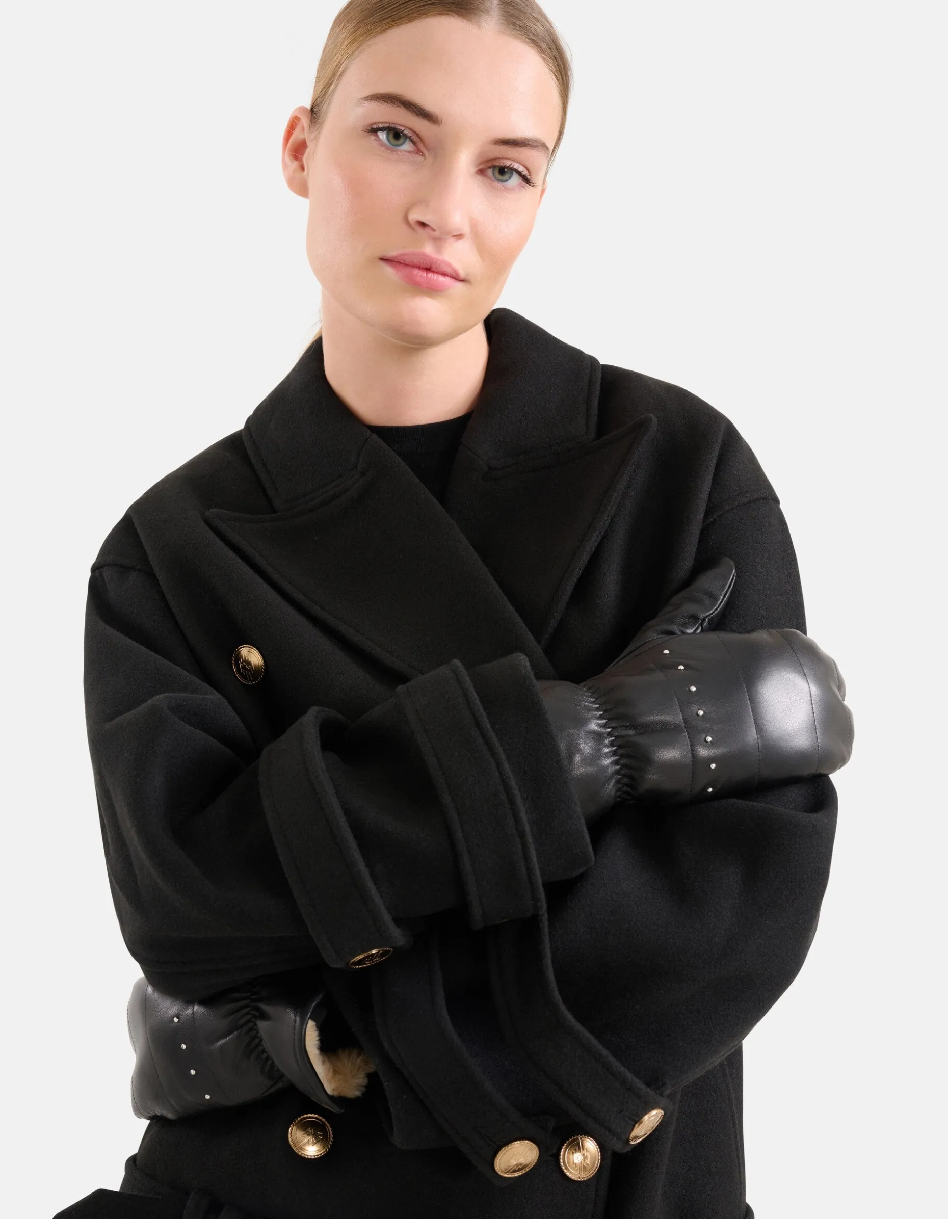 Leren Handschoenen Zwart