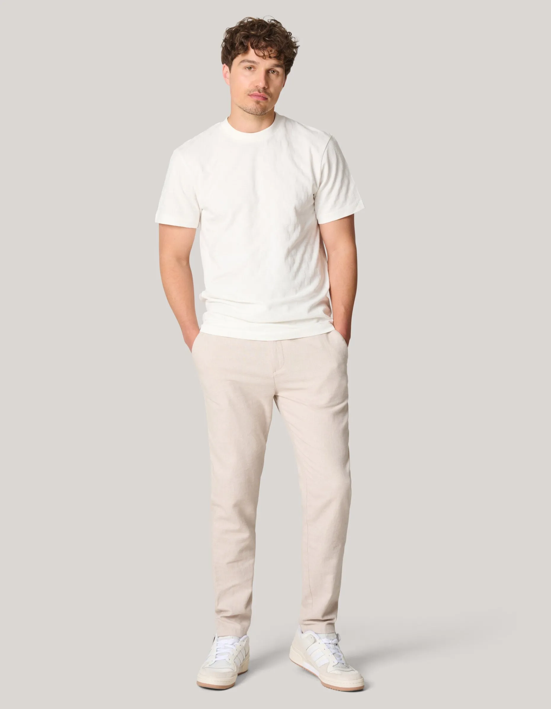 Linnen Broek Beige